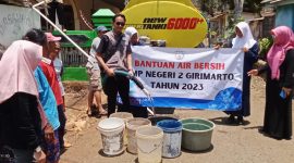 Penyaluran Bantuan Air Bersih di Kabupaten Wonogiri 